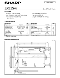 datasheet for LM12s47 by Sharp