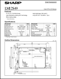 datasheet for LM12s49 by Sharp