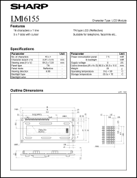 datasheet for LM16155 by Sharp