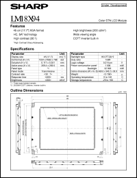datasheet for LM18X94 by Sharp