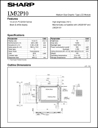 datasheet for LM32P10 by Sharp