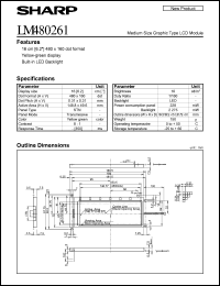 datasheet for LM480261 by Sharp