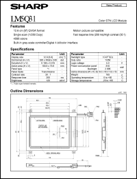 datasheet for LM5Q31 by Sharp