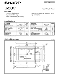 datasheet for LM64Q32 by Sharp