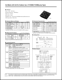 datasheet for LT1442M by Sharp