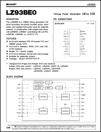 datasheet for LZ93BE0 by Sharp