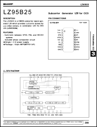 datasheet for LZ95B25 by Sharp