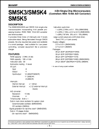 datasheet for SM5K5 by Sharp