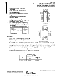 datasheet for AD7524MFKB by Texas Instruments