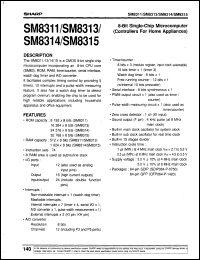datasheet for SM8311 by Sharp
