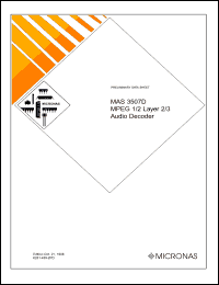 datasheet for MAS3507D by Micronas Intermetall