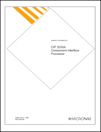 datasheet for CIP3250A by Micronas Intermetall