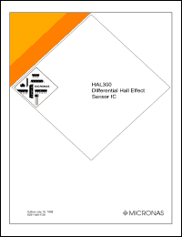 datasheet for HAL300SO-E by Micronas Intermetall