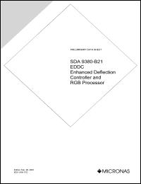 datasheet for SDA9380-B21 by Micronas Intermetall