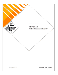 datasheet for VDP3120B by Micronas Intermetall