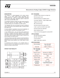 datasheet for VV5430C001 by VLSI Vision Ltd.