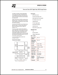 datasheet for STV-5301-R01 by VLSI Vision Ltd.