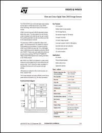 datasheet for VV5410C036 by VLSI Vision Ltd.