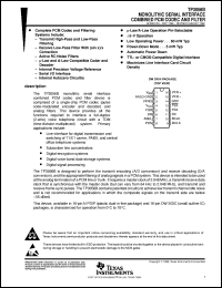 datasheet for TP3056BN by Texas Instruments