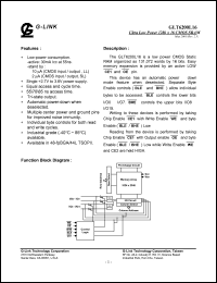 datasheet for GLT6200L16SL-55FG by 