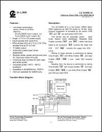 datasheet for GLT6400L16SLI-70TC by 