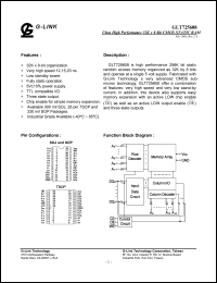 datasheet for GLT725608-12J3 by 