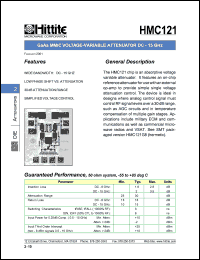 datasheet for HMC121 by 