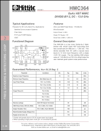 datasheet for HMC364 by 