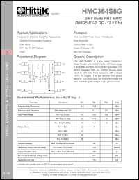 datasheet for HMC364S8G by 