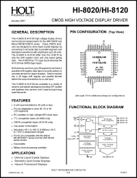 datasheet for HI-8120SM-64 by 