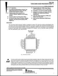 datasheet for TWL1103PBS by Texas Instruments