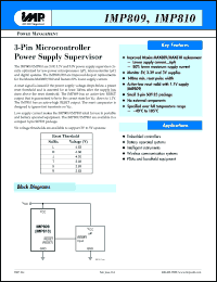 datasheet for IMP809REUR-T by 