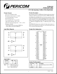 datasheet for PI3B16245V by 