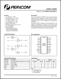 datasheet for PI49FCT3805DS by 