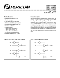 datasheet for PI49FCT805CTH by 