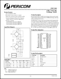 datasheet for PI5C3401Q by 