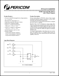 datasheet for PI74ALVC162835FDK by 