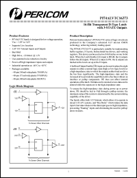 datasheet for PI74ALVTC16373V by 