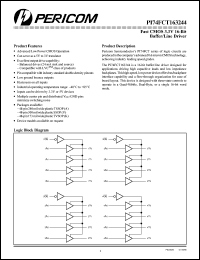 datasheet for PI74FCT163244V by 