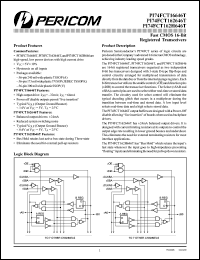 datasheet for PI74FCT162H646TA by 