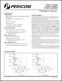 datasheet for PI74FCT162952TV by 