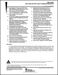 datasheet for TSB41LV06APZP by Texas Instruments