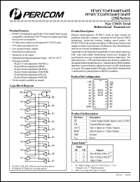 datasheet for PI74FCT640TL by 