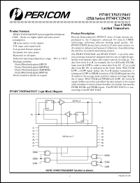 datasheet for PI74FCT544TR by 