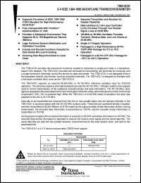 datasheet for TSB14C01MHV by Texas Instruments