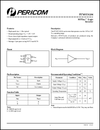 datasheet for PI74ST1G04T by 