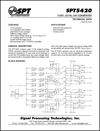 datasheet for SPT5420SIM by 