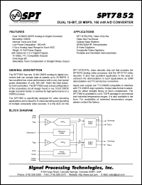 datasheet for SPT7852SCT by 