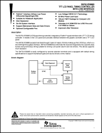 datasheet for SN75LVDS88BPFD by Texas Instruments