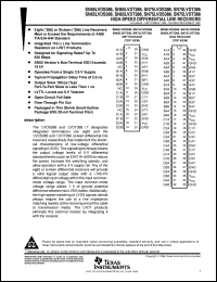 datasheet for SN75LVDS388DBTR by Texas Instruments